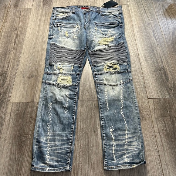 The Heritage by‎ America Distressed Jeans - Picture 1 of 8